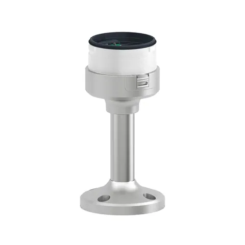 Schneider Electric XVUZ02Q Fixing plate with 100mm aluminium pole for modular tower lights, Harmony XVU, silver, 60mm — General Accessories