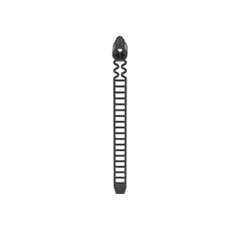Panduit PRST30S-S14-M30 Ladder Stud Mount Tie, 5.2" Length, Black, High Heat Nylon 6.6, 35lb — Industrial Cables & Wires