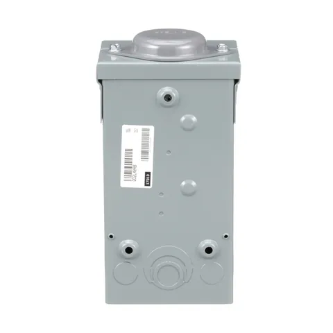 Schneider Electric QO2L40RB QO Load Center, 1 Phase, 2 Spaces, 2 Circuits, 40A Fixed Main Lugs, NEMA3R — General Accessories