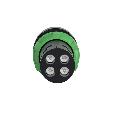 Schneider Electric XB7NH31 Flush Monolithic Push Button, Harmony Series, Green, 22mm — Switches & Modular Apparatus