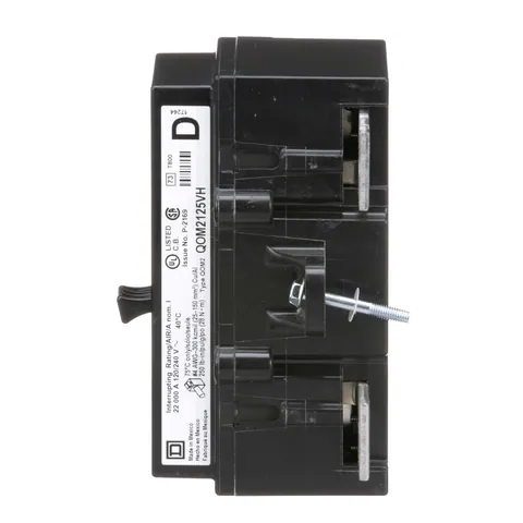 Schneider Electric QOM2125VH Main breaker, QO, 125A, 2 pole, 120/240VAC, 22kA, bolt on mount — Accessori generali