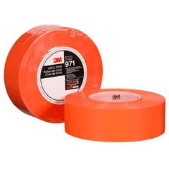 3M 7100260621 Durable Floor Marking Tape 971, Orange, 2 in x 36 yd, 17 mil, 6 Rolls/Case, Individually Wrapped Conveniently Packaged — General Accessories