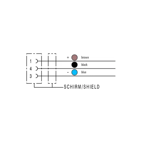 Weidmuller 1906950500 M12 Connector Cable SAIL-M12BW-3S5.0U — Industriekabel & Leitungen