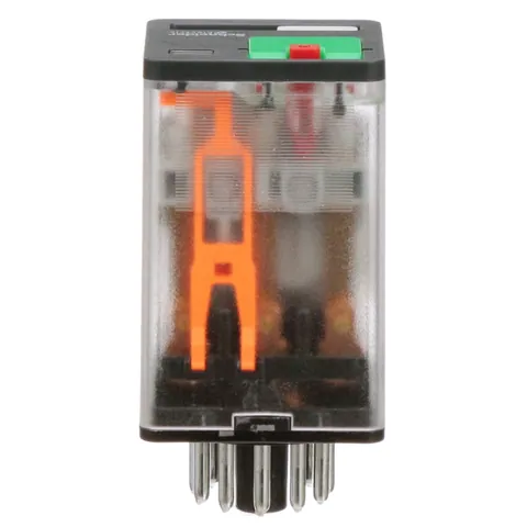 Schneider Electric 750XCXRM4L-24A General purpose relay, SE Relays, 750R, 3PDT, 10A, 24VAC, octal terminal 11 pins, LED clear cover, lock push button — Akcesoria ogólne