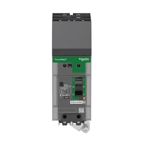 Schneider Electric BDA24015Y1 Circuit breaker, PowerPacT B, 15A, 2 pole, 480Y/277VAC, 18kA, I-Line, thermal magnetic, 80%, AB — Interruttori automatici e fusibili