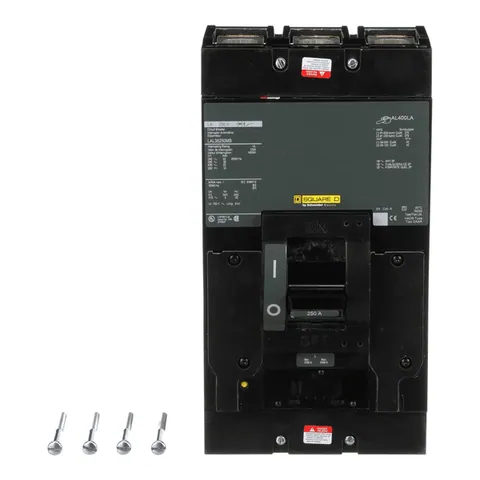 Schneider Electric LAL36250 Circuit breaker, LA, 250A, 3 pole, 600VAC, 22kA, 250VDC, 10kA, lugs, unit mount — General Accessories