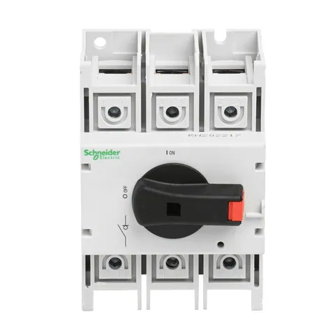 Schneider Electric VLS3P080R2 Disconnect switch, TeSys VLS, body switch, 80A, 40HP at 480VAC, UL98, three phase, 50kA SCCR, size 2, DIN rail mount — Switches & Modular Apparatus