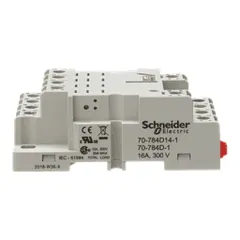 Schneider Electric 70-784D14-1 Socket, SE Relays general purpose relay accessory, 4PDT, 16A, 300 V, 14 pins, screw clamping terminal, 784 series — Akcesoria ogólne