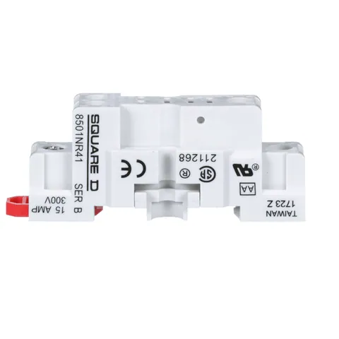 Schneider Electric 8501NR41 Plug in relay, Type N, relay socket, 5 blade, for 8510R relays — General Accessories