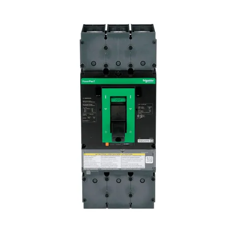 Schneider Electric LLL36000S40X Automatic switch, PowerPact L, 400A, 3 pole, 600VAC, 50kA, lugs, magnetic — General Accessories