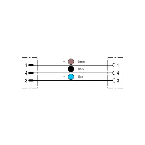 Weidmuller 1984530500 M12 / M8 Sensor/Actuator Connecting Line SAIL-M12GM8GR-3-5.0U — Industrial Cables & Wires