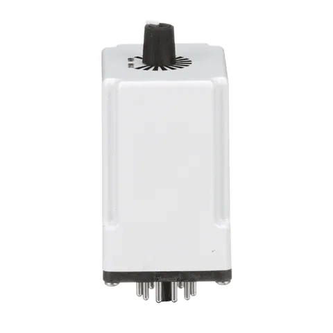 Schneider Electric 9050JCK25V20 Timing Relay, Type JCK, plug In, off delay, adjustable time, 1.8 to 180 seconds, 10A, 240 VAC, 120 VAC/110 VDC — General Accessories