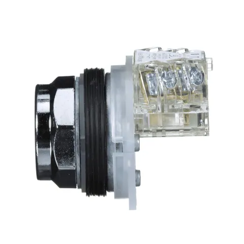 Schneider Electric 9001KR1BH13 30mm Push Button, Type K, push button, full guard, black, 1 NO and 1 NC — Switches & Modular Apparatus