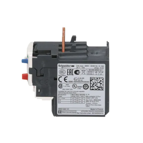 Schneider Electric LRD14 TeSys Deca Thermal Overload Relay, 7-10A, Class 10A — Schütze & Relais