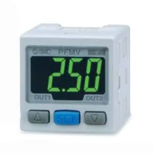 SMC PFMV303-MLG PFMV3, Digital Flow Monitor, 2-Color Display, IP40, for PFMV5 Sensors, PFMV303-MLG — Näherungs- & induktive Sensoren
