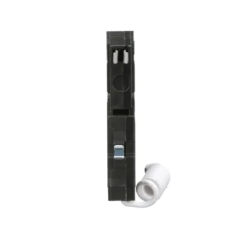 Schneider Electric QO115GFI Mini circuit breaker, QO, 15A, 1 pole, 120VAC, 10kA, 6mA grd fault A, pigtail, plug in mount — Circuit Breakers & Fuses