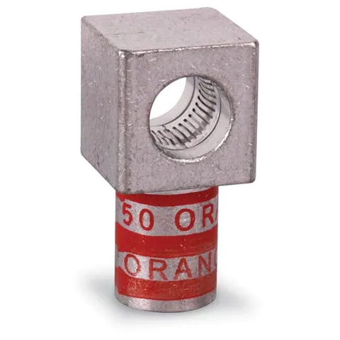 Blackburn APA-600 Aluminum Solid Pin Terminal Center Pin Style 600 kcmil Yellow — Accessori generali