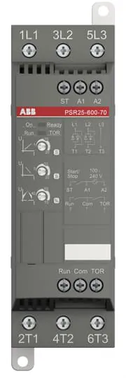 ABB 1SFA896108R7000 PSR25-600-70 Softstarter - 25 A - 208 ... 600 V AC — PLCs