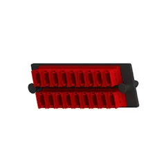 Panduit FAPH1824RDMPO FAP, 18 Key-Up/Key-Down MPOs, Type A, Red, Horizontal — Industrial Cables & Wires