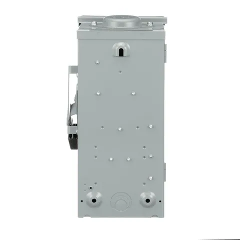 Schneider Electric D222NRB Safety switch, general duty, fusible, 60A, 2 pole, 15hp, 240VAC, NEMA 3R, bolt on provision, neutral factory installed — General Accessories