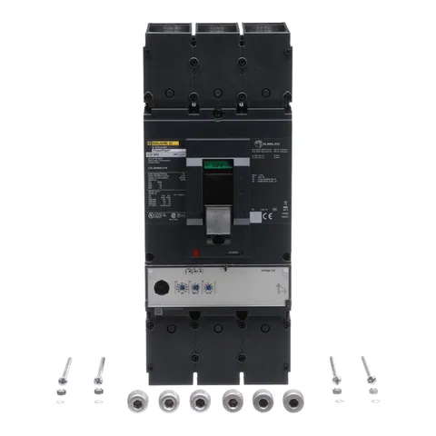 Schneider Electric LDL36400U31X Circuit breaker, PowerPacT L, 400A, 3 pole, 600VAC, 14kA, lugs, MicroLogic 3.3, 80% — Accessori generali