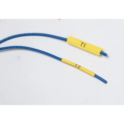 Brady Corporation M21-375-C-342-YL BMP21 Series PermaSleeve Polyolefin Wire Marking Sleeves, 0.375" Dia x 7' L — Industrial Cables & Wires