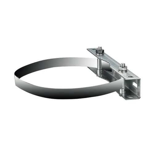 Schneider Electric NSYSFP400 Post fixing device galvanized steel post diam.max 215mm load 100kg for PLM54/64 — Allgemeines Zubehör