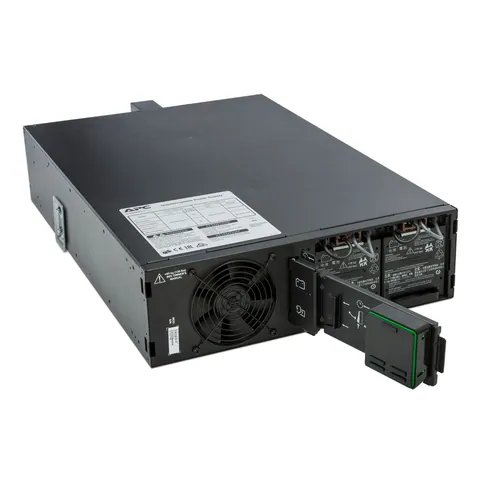 Apc SRT5KRMXLI Smart-UPS On-Line, 5kVA, Rackmount 3U, 230V, 6x C13+4x C19 IEC outlets, Network Card+SmartSlot, Extended runtime, W/ rail kit — Power Supplies & Controllers