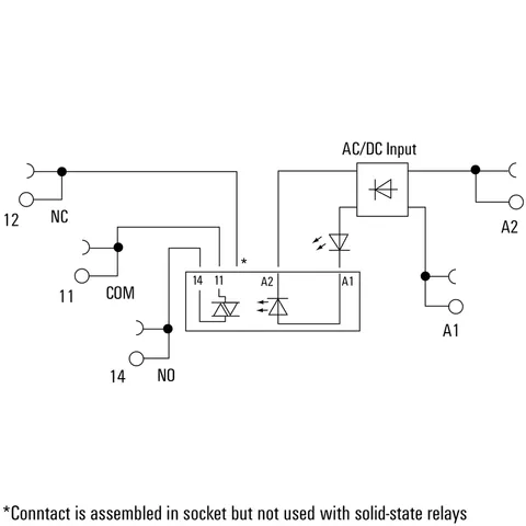 Weidmuller 1127470000 TERMSERIES Solid-State Relay, 230VUC, 230VAC1A — General Accessories