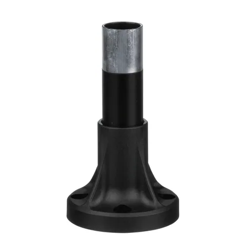Schneider Electric XVBZ02 Fixing Base, 70mm, black plastic mounting base, black aluminium support tube — General Accessories