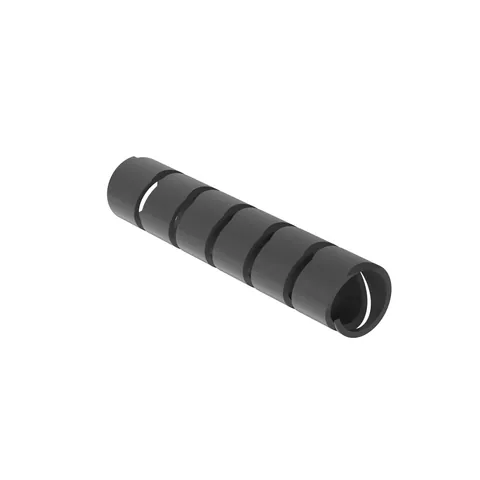 Panduit T50F-C0 T50F-C0 Spiral Wrap, Black, UV PE, 0.375" Min Dia., 100' Roll, PK1 — Pipes & Hoses for Cables