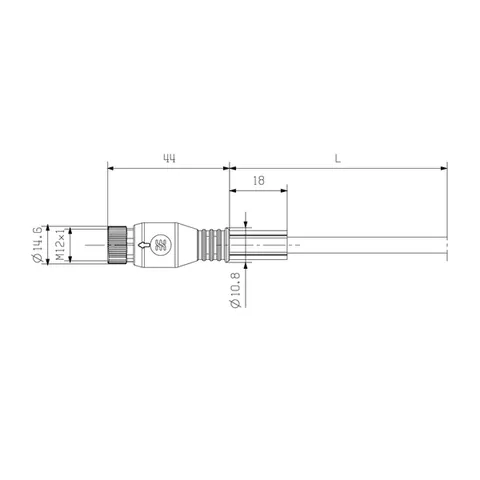 Weidmuller 1906300250 SAIL-M12GM12G-4-2.5U — Kable i przewody przemysłowe