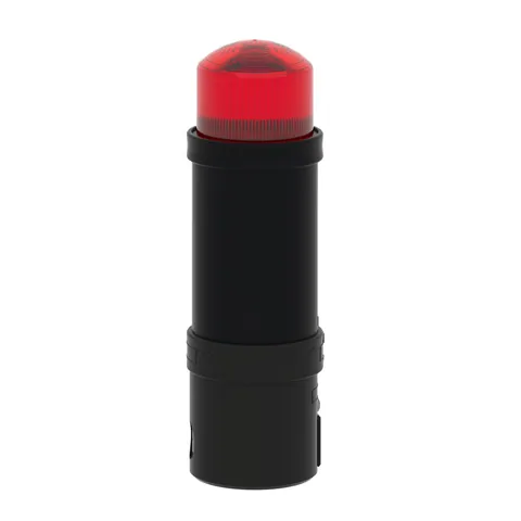 Schneider Electric XVBL6B4 Illuminated Beacon, Harmony XVB, Red, 70mm, Flashing, Integral Flash Discharge Tube, 5 Joule, 24V AC DC — General Accessories
