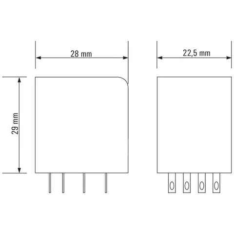 Weidmuller 8690230000 RCM570L48 Relay with 4 CO Contacts — Contactors & Relays