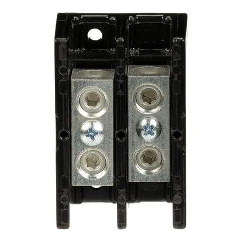 Schneider Electric 9080LBA262101 Power distribution block, 2 pole, 1 line, 1 load, 175A Cu, 135A Al, 600V — Bloques de válvulas y colectores