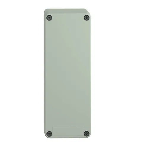 Schneider Electric XAPA2100 Empty control station without hinges, Harmony XAP, XB2 SL, plastic, grey, undrilled, 85x226x87mm — Schaltschränke & Gehäuse
