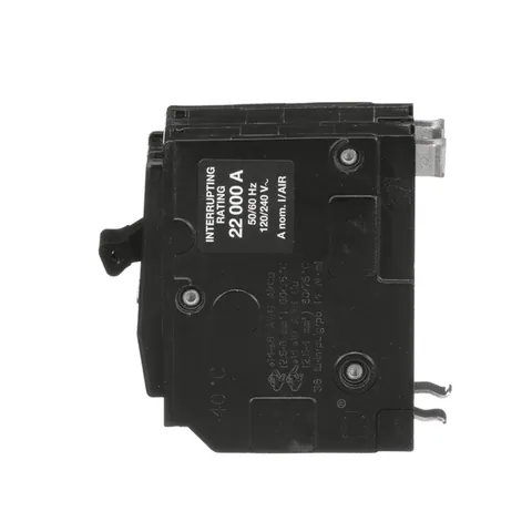 Schneider Electric QO220VH Mini circuit breaker, QO, 20A, 2 pole, 120/240VAC, 22kA, plug in mount — Akcesoria ogólne