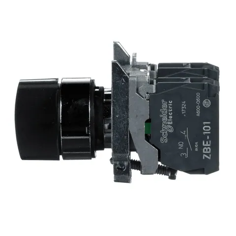 Schneider Electric XB4BD33 Harmony, 22mm Push Button, 3 position selector switch, black, maintained, 2 NO, 600 V — Schalter & modulare Geräte