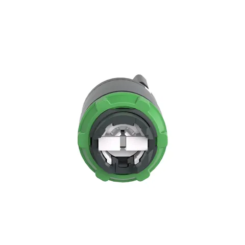 Schneider Electric ZB5AG02 Head for key switch selector, Harmony XB5, plastic, black, 22mm, key 455, 2 positions, stay put — Interruptores y aparamenta modular