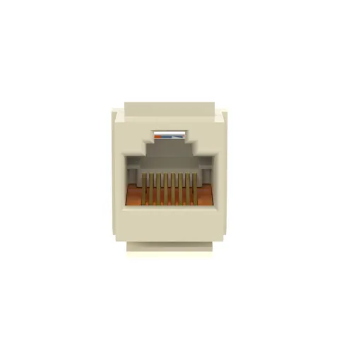 Panduit NK5E88MEIY NetKey Cat 5e Leadframe Jack, Electric Ivory — Accesorios generales