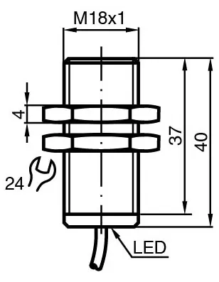 Pepperl+Fuchs NCB5-18GM40-Z1 Inductive sensor — Sensores de proximidad e inductivos