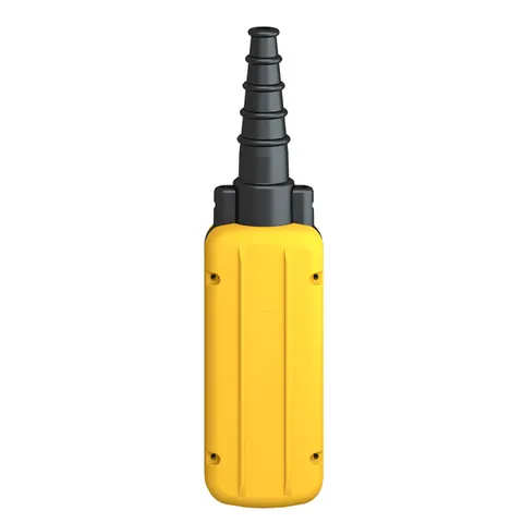 Schneider Electric XACA03H7 Empty pendant control station, Harmony XAC, plastic, yellow, 3 cut outs, UL CSA certified — Accesorios generales