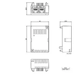Siemens 7KM9300-0AE01-0AA0 SENTRON PAC 3200 OR 4200 PROFINET MODUL — Remote I/O & Communication