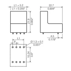 Weidmuller 1035510000 SCDV-THR 3.81/10/180G 3.2SN BK BX — Accessori generali