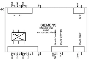 Siemens 6SL3224-0BE17-5UA0 ***spare part*** SINAMICS G120 PM 240 Power Module unfiltered with int... — VFDs & Frequency Converters