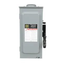 Schneider Electric H321NRB Safety switch, heavy duty, fusible, 30A, 4 wire, 3 poles, 1 neutral, 7.5hp, 240VAC/250VDC, 3R, bolt on hub provision — Akcesoria ogólne