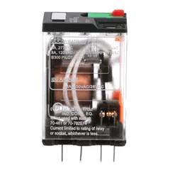 Schneider Electric 792XDXM4L-24A Power relay, SE Relays, 4PDT, 6A, 24 VAC, cover with locking push button and LED — Akcesoria ogólne