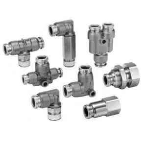SMC KQB2L10-03S KQB2, Metal One-touch Fittings, Metric Size (M, R, Rc Threads), KQB2L10-03S — Couplings & Fittings