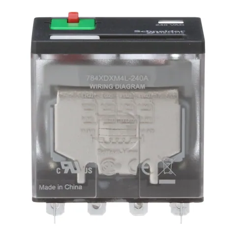 Schneider Electric 784XDXM4L-240A Power relay, SE Relays, 15A, 4PDT, 240 VAC, cover with locking push button and LED — Akcesoria ogólne