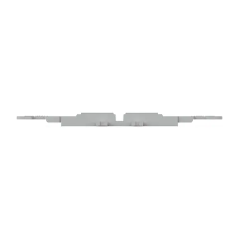 Wago 221-2504 Mounting carrier with strain relief; 4-way; for inline splicing connector with lever; for screw mounting; gray — Terminal Blocks